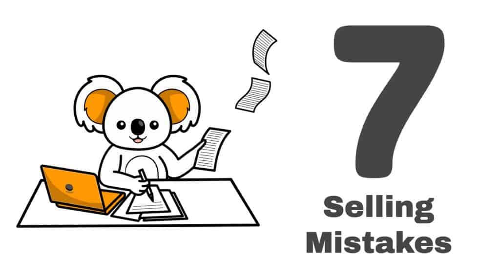 7 mistakes selling property